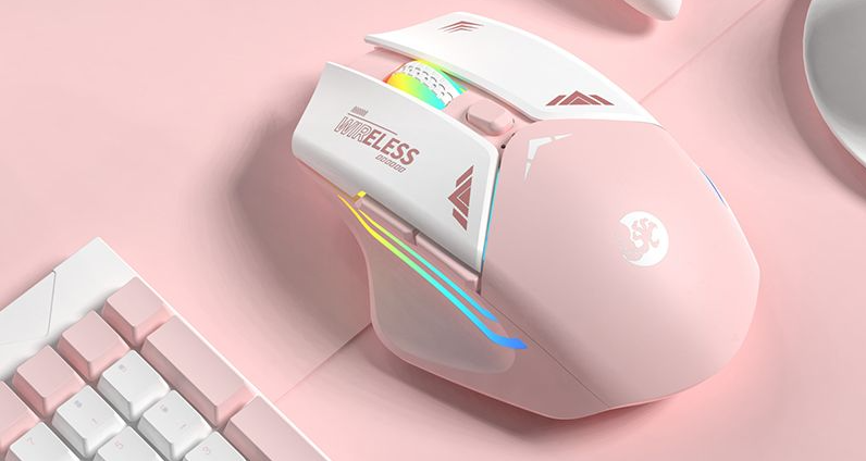 Wireless Mouse Bluetooth Gaming RGB Lighting Thor ASUS Laptop Desktop Tablet Universal Male_voghion.com