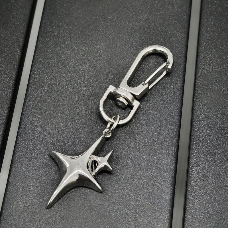 Ianworth, ciondolo semplice in lega di metallo coreano a forma di stella, portachiavi, ciondolo per borsa, accessori, commercio elettronico transfrontaliero_voghion.com
