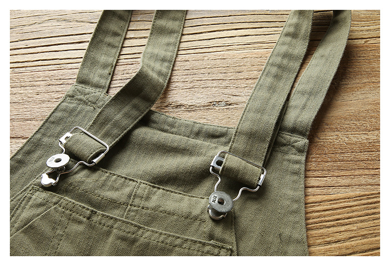 Casual overalls Cargobroeken voor heren Mode-overalls Losse bretels_voghion.com