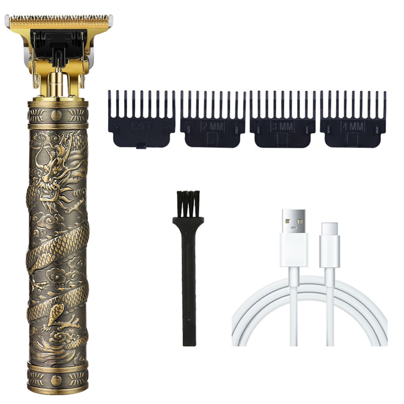 Pánský zastřihovač vlasů Barber Retro T9 Professional pro zastřihovač břitvy Bezdrátový zastřihovač vlasů Beard Man Shavin_voghion.com