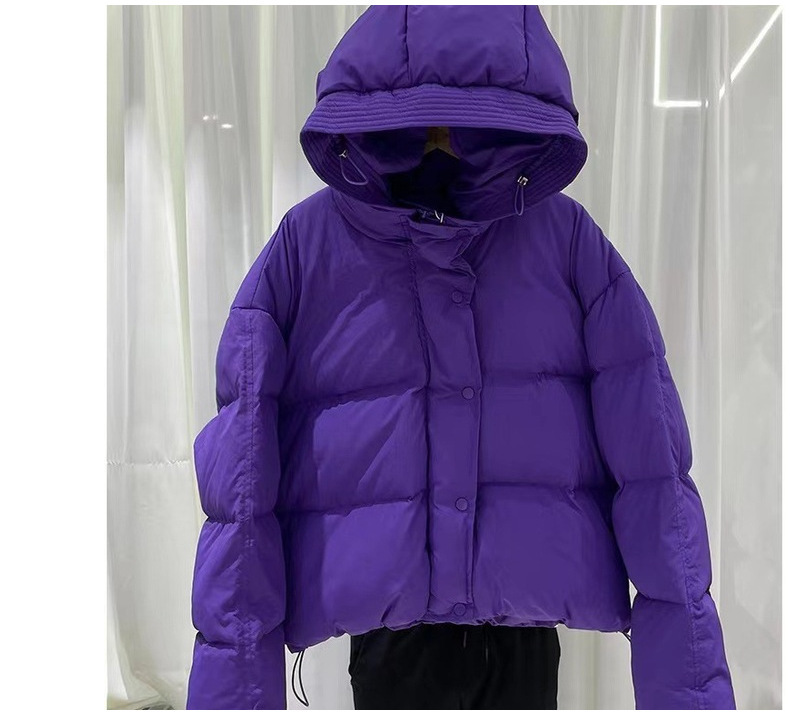 Cappotto corto da donna, corto e spesso, alla moda_voghion.com