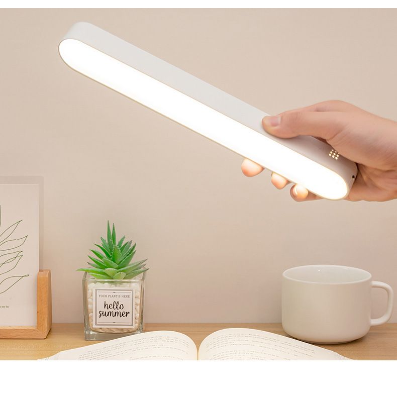Lampada da scrivania a LED con telecomando - Luce da studio ricaricabile e regolabile, 3 modalità colore, dimmerabile per camera da letto/ufficio/dormitorio, alimentata a spina o a batteria_voghion.com