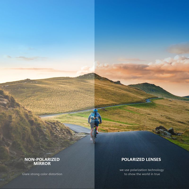 Nouveautés MAXJULI Sports Polarisés pour grosses têtes Hommes Femmes Lunettes de soleil à monture carrée rectangulaire Pêche Cyclisme 8210_voghion.com