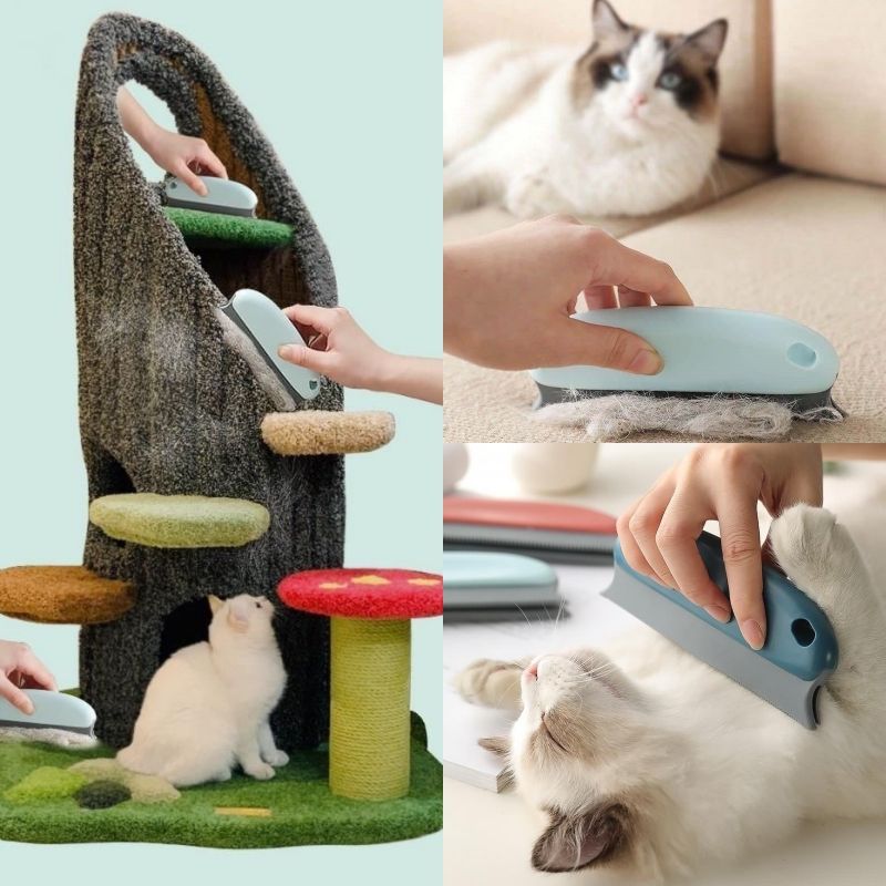 Brosse efficace pour chats, chiens, peluches, poils d'animaux, rasage, canapé, fourrure, pour une maison soignée par PawParty Store_voghion.com