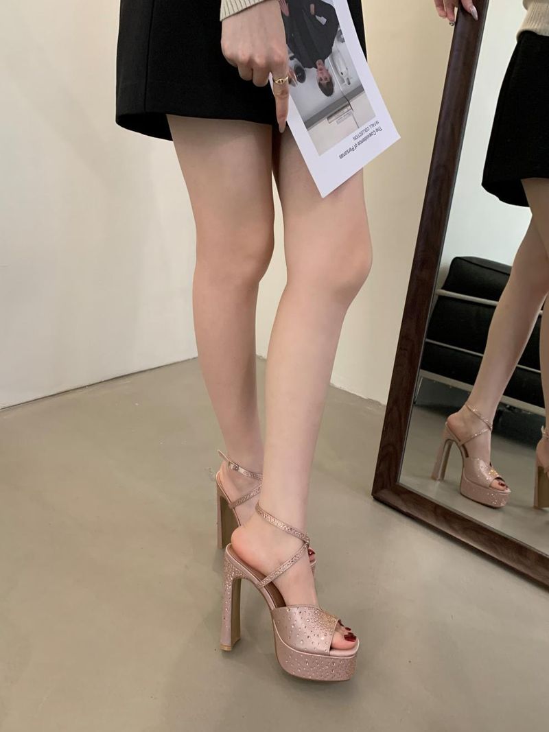 2025 New Arrival Velvet Chunky Heel Square Toe High Heels For Women Stylish And Versatile_voghion.com