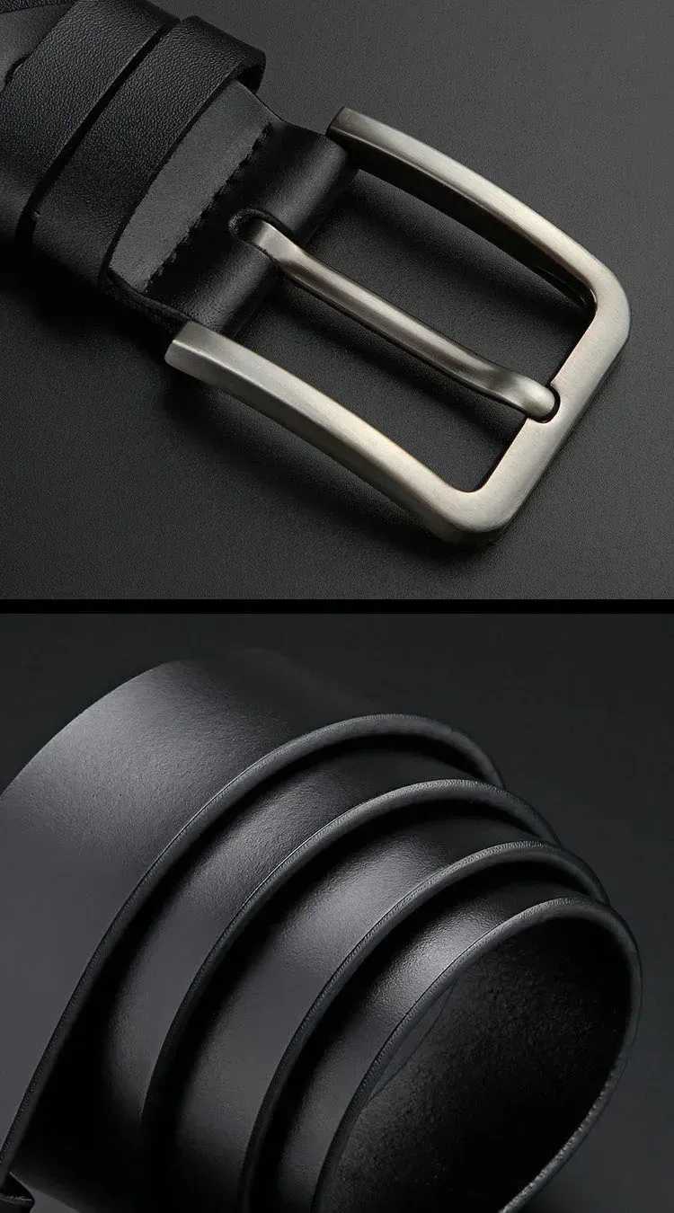 HOT New Business Leisure Men's Alloy Square Pin Buckle Male Famous Brand Designer PU Leather Jeans Belts for Men_voghion.com