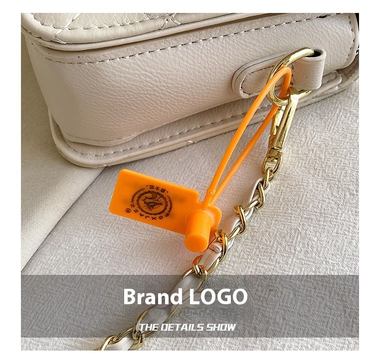 2024 Neue beliebte Umhängetasche Koreanische Ausgabe Einfache kleine quadratische Lingge Bestickte Fadenkette Umhängetasche für die Göttin_voghion.com