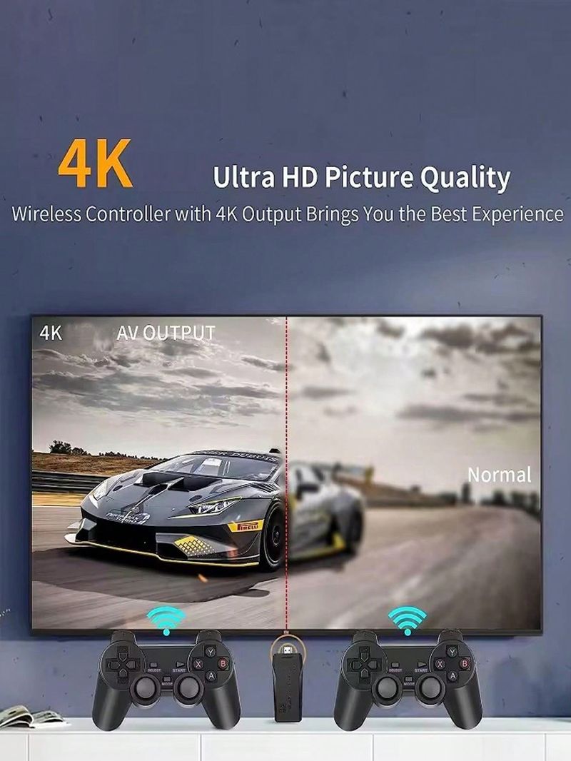 hoogwaardige 4k Ultra High Definition Stick 2.4g draadloze 64GB 20000 controller mini-gameconsole_voghion.com