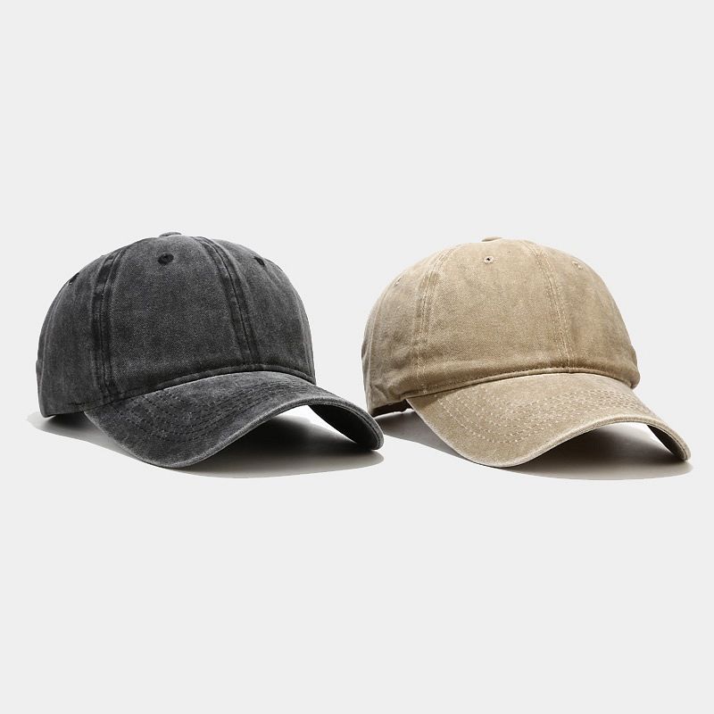 INS Washed Baseball Unisex Outdoor Vielseitige Duckbill Cap Trendy Einfache Hut Anpassbare_voghion.com