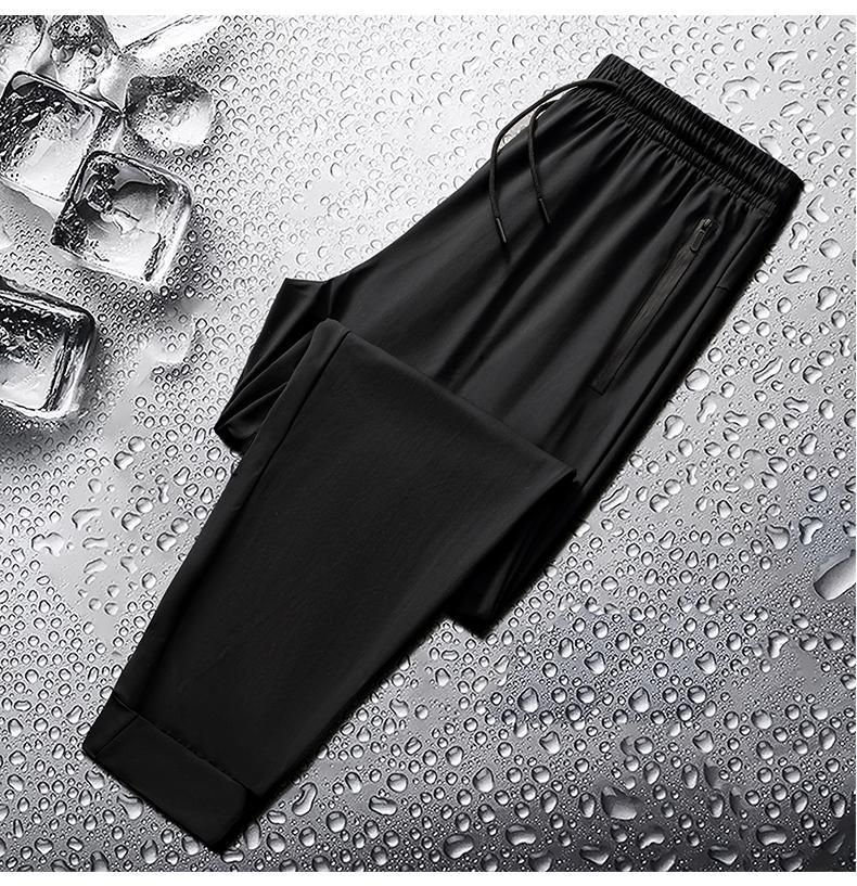 Pantalon de sport droit tendance pour homme, coupe ample et décontractée, idéal pour l'été et le printemps, qualité imbattable. Pantalon de survêtement américain_voghion.com