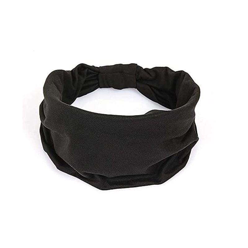 running sports exercise headscarf yoga fitness headband moisture wicking headscarf with breathable elastic wide headband_voghion.com