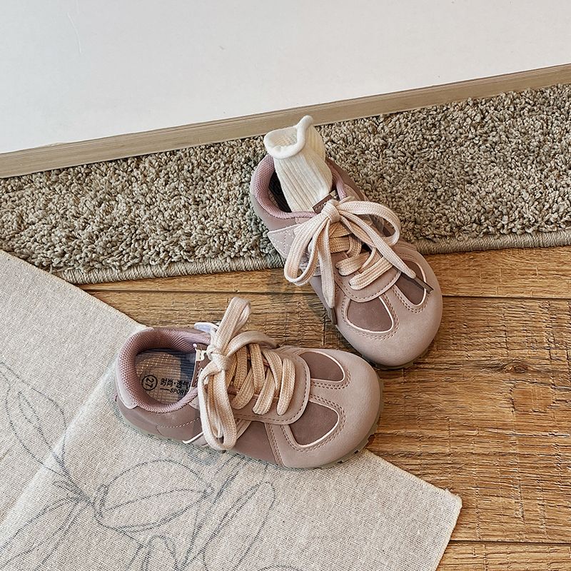 Classiche scarpe da ginnastica con cinturino per bambini, unisex, autunno, morbide, in similpelle, scarpe sportive per ragazzi e ragazze, design del marchio, antiscivolo, da viaggio_voghion.com