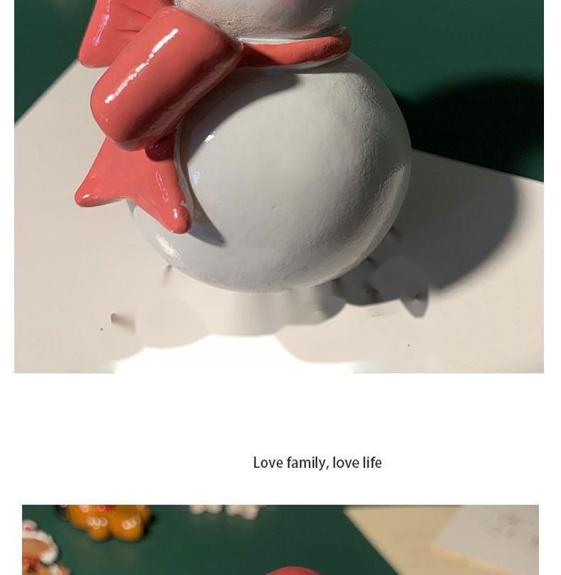 3D Refrigerator Magnets Personalized Creative Christmas Decoration Snowman Gingerbread Man Gifts Magnetic Stickers_voghion.com