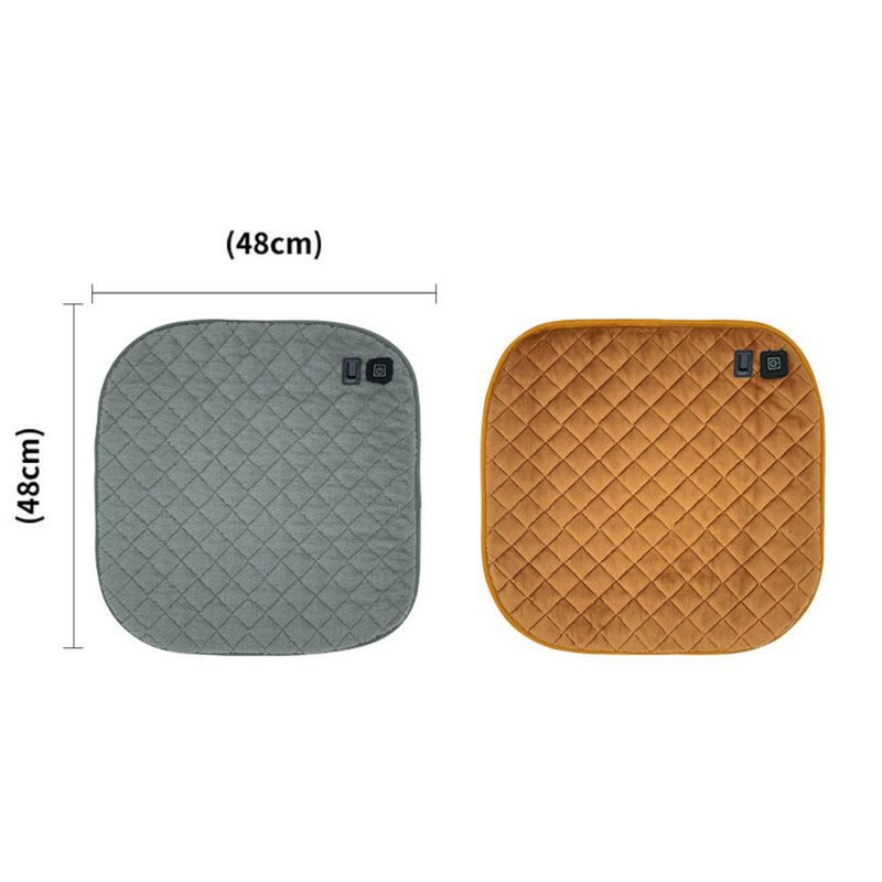 Cuscino per sedile da ufficio riscaldato con ricarica USB, cuscino per l'anca riscaldato elettricamente per auto_voghion.com