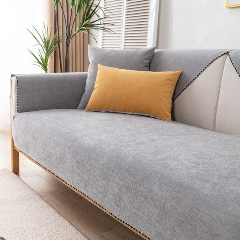 Home & Garden Waterproof Sofa Cushion Anti Cat Scratching Universal Anti Slip Modern Simple Solid Color Pet Urine Proof Sofa Cover Backrest Towel_voghion.com