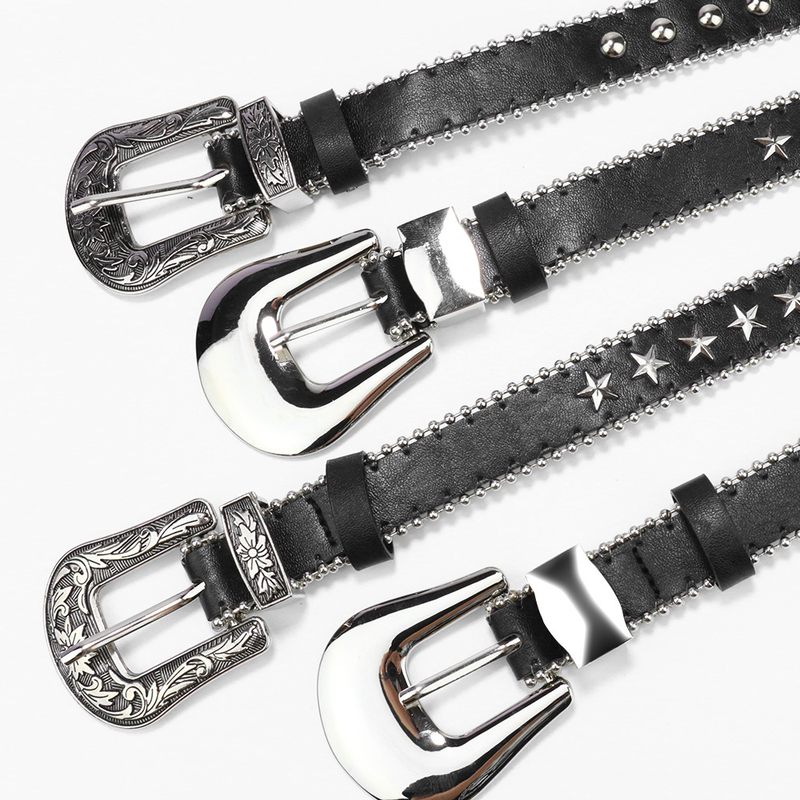 Ceinture Punk pour femmes, décoration polyvalente et Design de Niche, chaîne en jean rose avec œillets, offre spéciale, nouvelle collection 2023_voghion.com