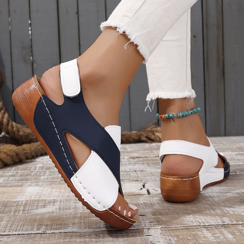Sandals Women's New Muffin Thick Bottom Casual Open-toe Beach Sandals_voghion.com