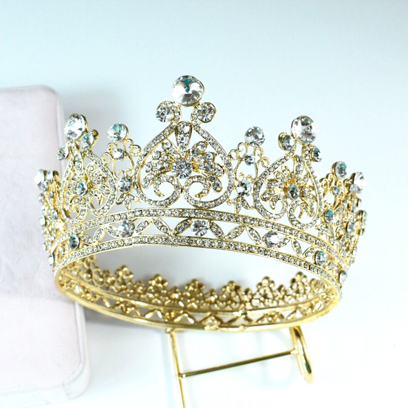 Couronne de mariée de style coréen, diadème de mariage, couronne de princesse, dix-huit ans, cérémonie de majorité, accessoires de mariage ronds d'anniversaire_voghion.com