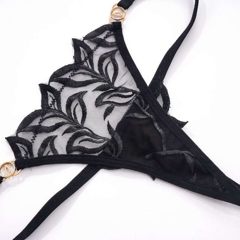 Women's Intimates Classic Embroidered Bra And Panties Two Sets Of Women's Underwear Set_voghion.com