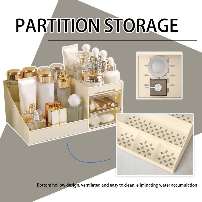 RYYD Brush Organizer Case - Clear Drawers|Desk Storage_voghion.com