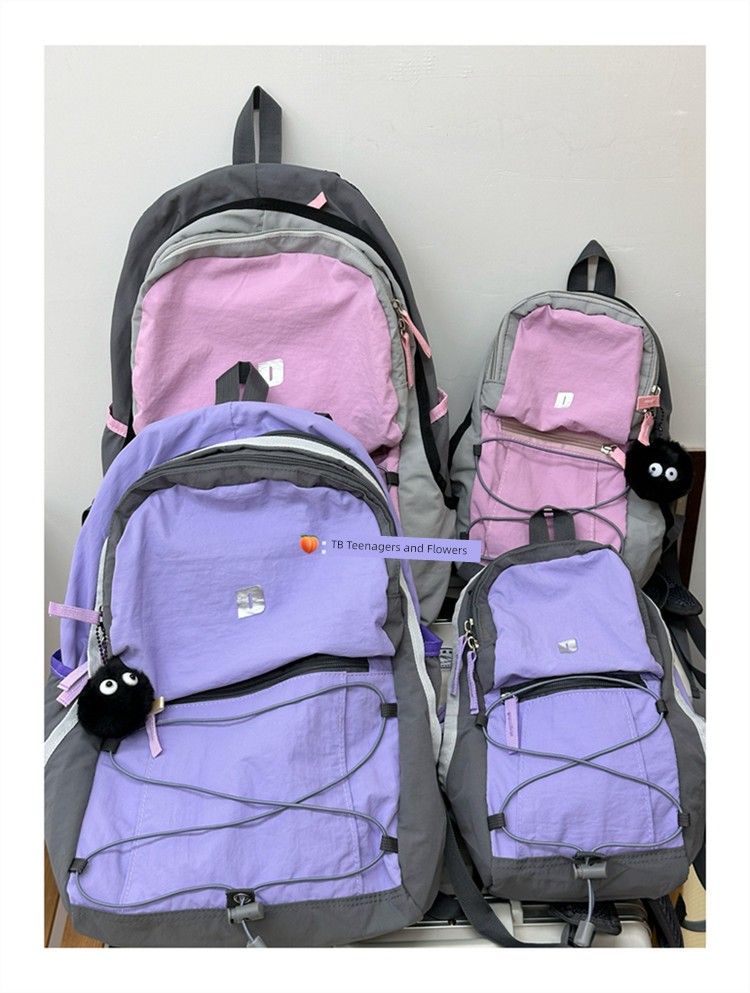 Kontrastingos spalvos lauko žygiams skirta lengva, vandeniui atspari kuprinė_voghion.com