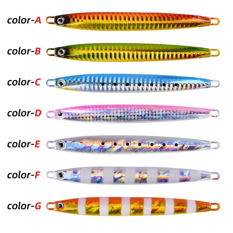 10-60g Long Casting Jigging Lead Fish Sinking Lure Hard Night Glow Bait Fishing Gear_voghion.com