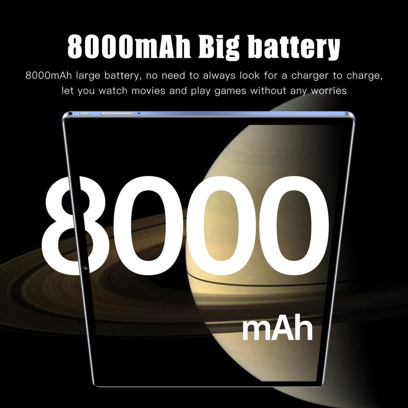 2024 Neues Tablet 12 GB + 512 GB 10,1 Zoll Android Smart WiFi Bluetooth GPS Büro Gaming Dual in einem_voghion.com