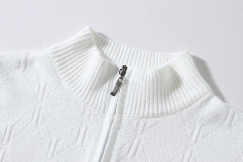 Maglione da uomo con cerniera al collo – Pullover in maglia di alta qualità, vestibilità comoda e lavabile in lavatrice (M-3XL, stile casual invernale)_voghion.com