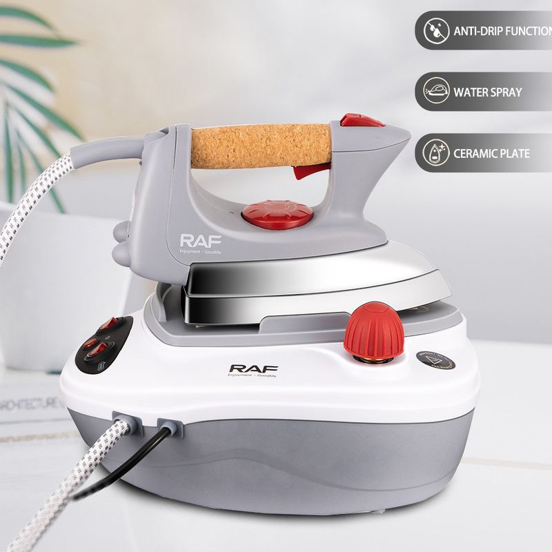 2000W Powerful Steam Iron, Commercial Grade For Home & Business, Continuous Steam Anti-Calc, EU Plug_voghion.com