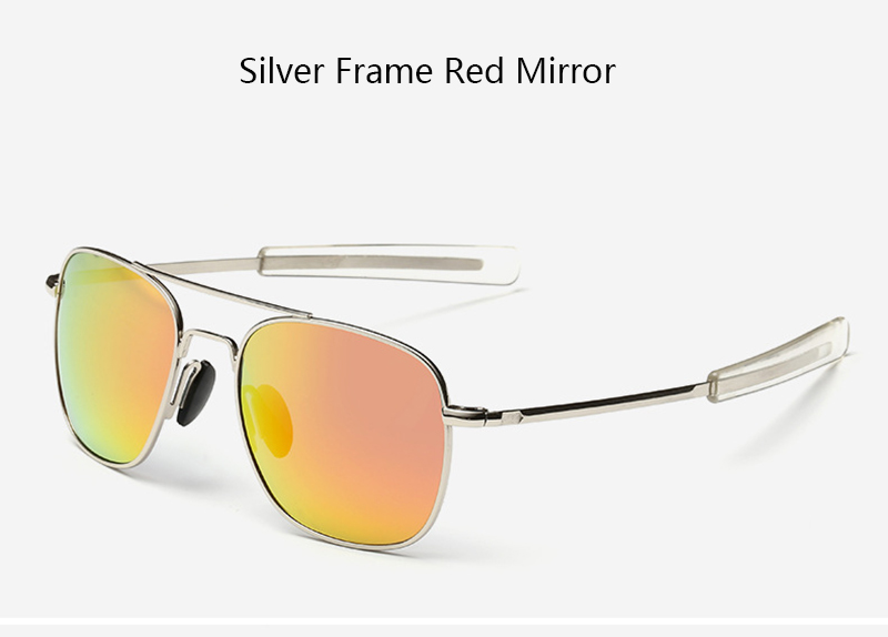 Mode Schwarz Amerikanische Armee MILITÄR Polarisierte Pilot Sonnenbrille Herren Marke Amerikanische Optische Polarisierte Sonnenbrille Oculos_voghion.com