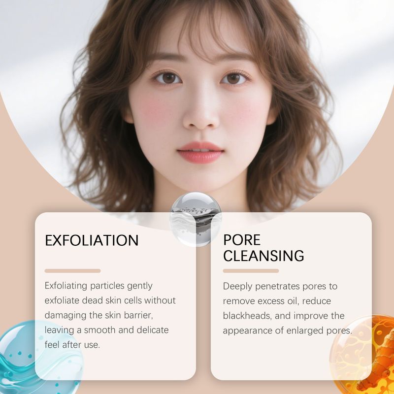Viareline Turmeric Exfoliating Facial Scrub Gentle Cleansing Softening Nourishing Moisturizing Hydrating Body Balm_voghion.com