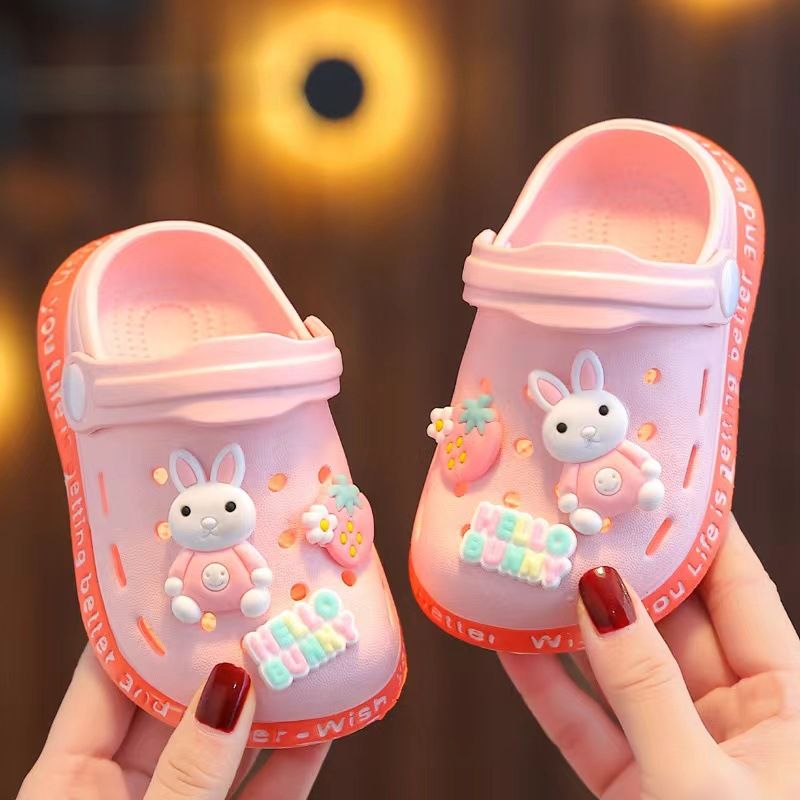 Pantofole per bambini in EVA, scarpe estive antiscivolo morbide per bambini, pantofole Baotou per bambine_voghion.com