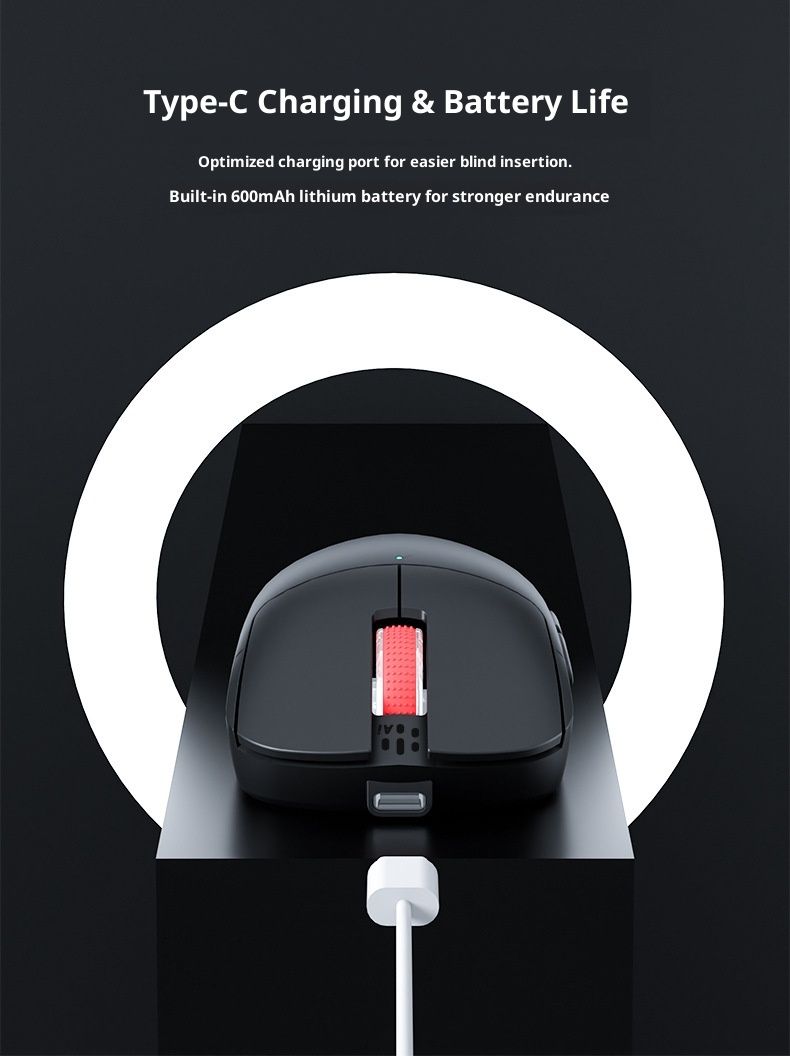 Digitex Digitex Premium New Smart AI Bluetooth 5-Button DeepSeek Dual Mode 10m Distance Wireless Mouse Factory_voghion.com