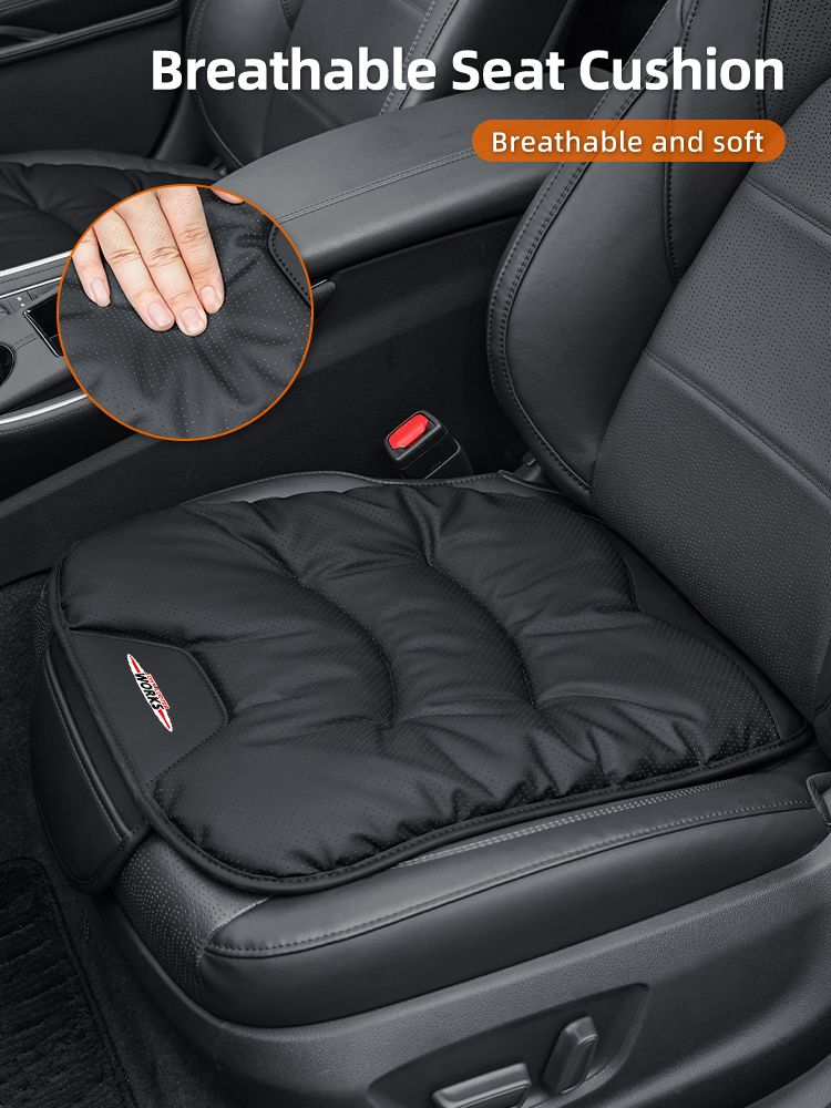 Autokissen, rutschfest, Veet-Komfortstuhl, Autositz, Innenausstattung für Mini Works Cooper One JCW R60 R57 R55 R56 R53 R52 R50 F55_voghion.com