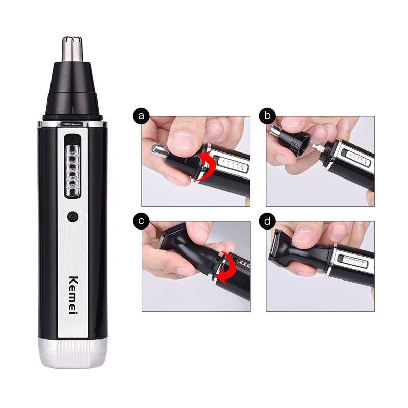 Tagliacapelli elettrico ricaricabile tutto in uno per uomo Kit per toelettatura Barba Trimero Rasoio per sopracciglia viso Naso Rasoio per orecchie_voghion.com