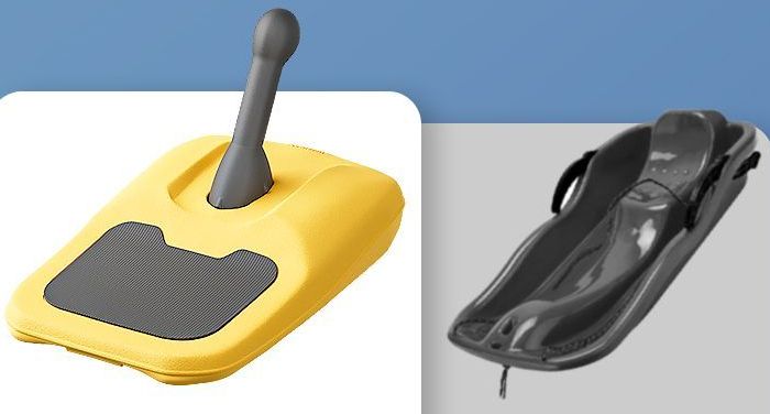 Sci per bambini, tavola da snowboard spessa per adulti, slitta resistente all'usura, gioco sulla neve, pattinaggio sul ghiaccio, snowboard_voghion.com