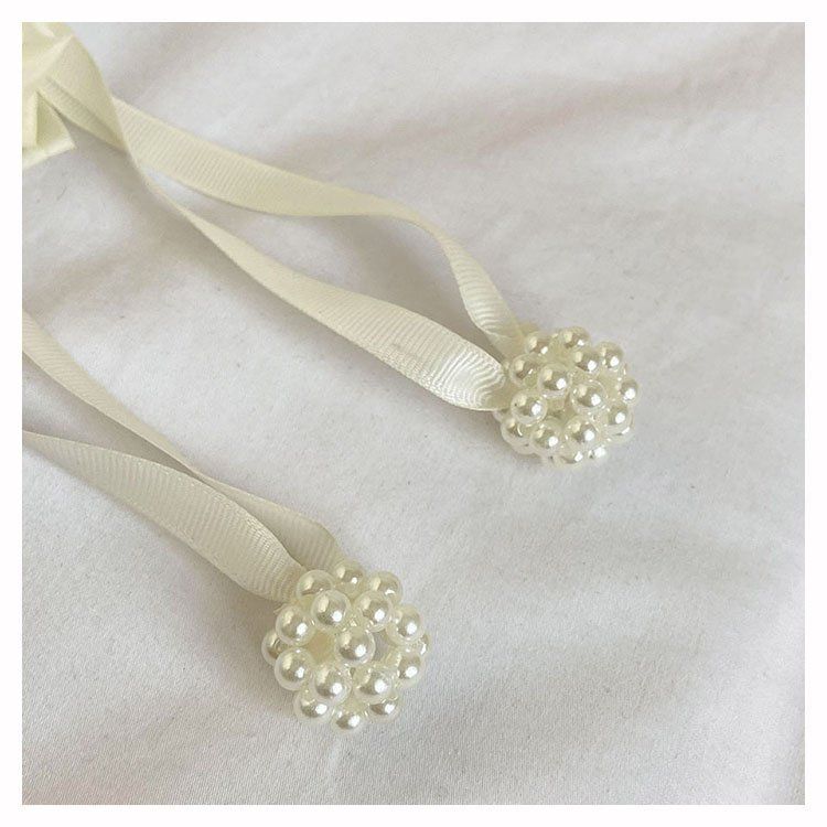 Mini Bag Pearl Handbag New Woven Bag Celebrity Retro Beaded Bucket Bag Shoulder Messenger Bag_voghion.com