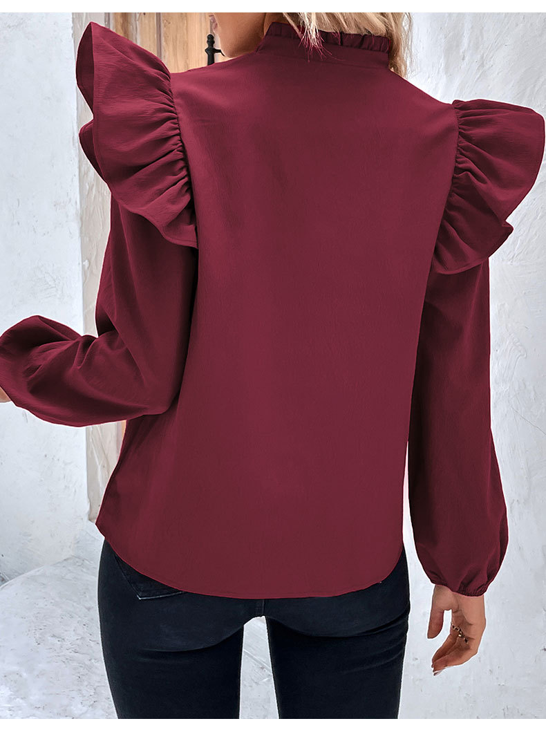 Camicia ampia da donna tinta unita_voghion.com