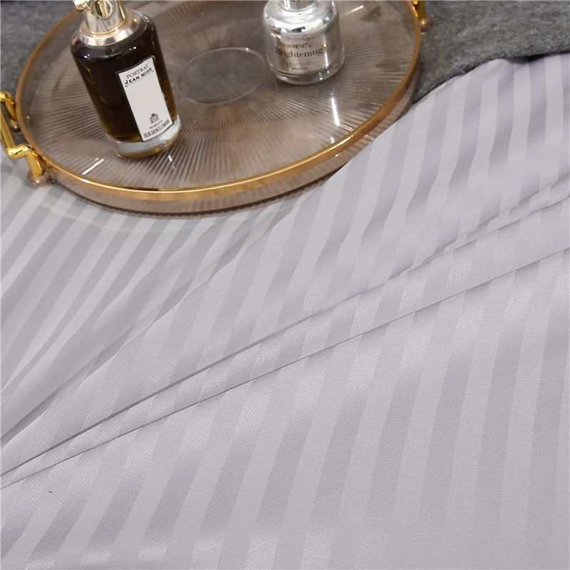 Jacquard-Satin-Bettbezug-Set, luxuriöse 3-teilige Bettwäsche, Kissenbezüge inklusive, knitterfrei, weich_voghion.com
