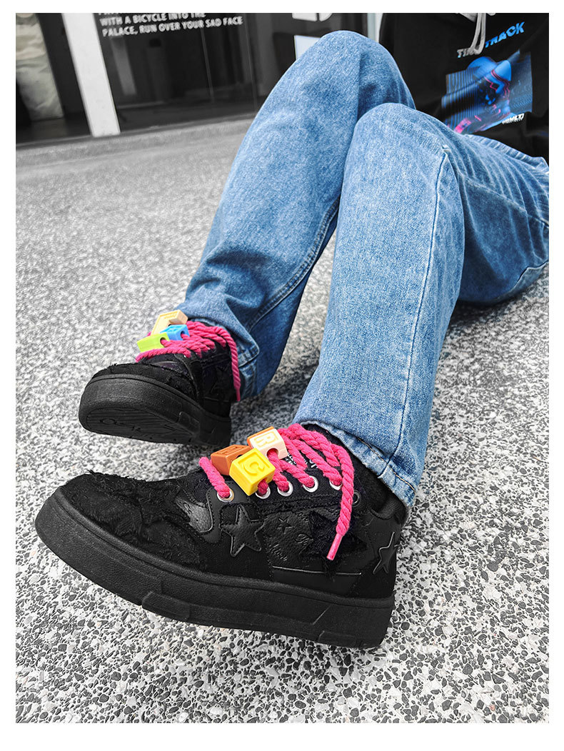 Athletic Shoes Longjing Star Shoes Student Sports and Leisure Niche Design Men's Shoes One Piece Dropshipping X88_voghion.com