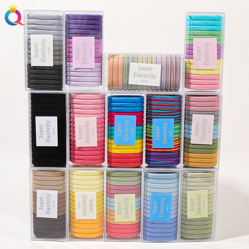 Corda per capelli in scatola spessa con bobina di lana ad alta elasticità, fascia per capelli in gomma di alta qualità, senza cuciture, anello per capelli all'ingrosso_voghion.com