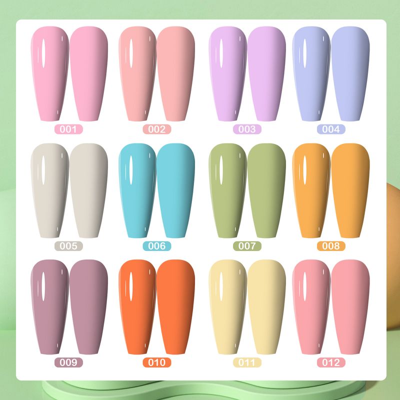 Set di 12 smalti per unghie color caramello macaron Smalto per unghie Nuovo smalto_voghion.com