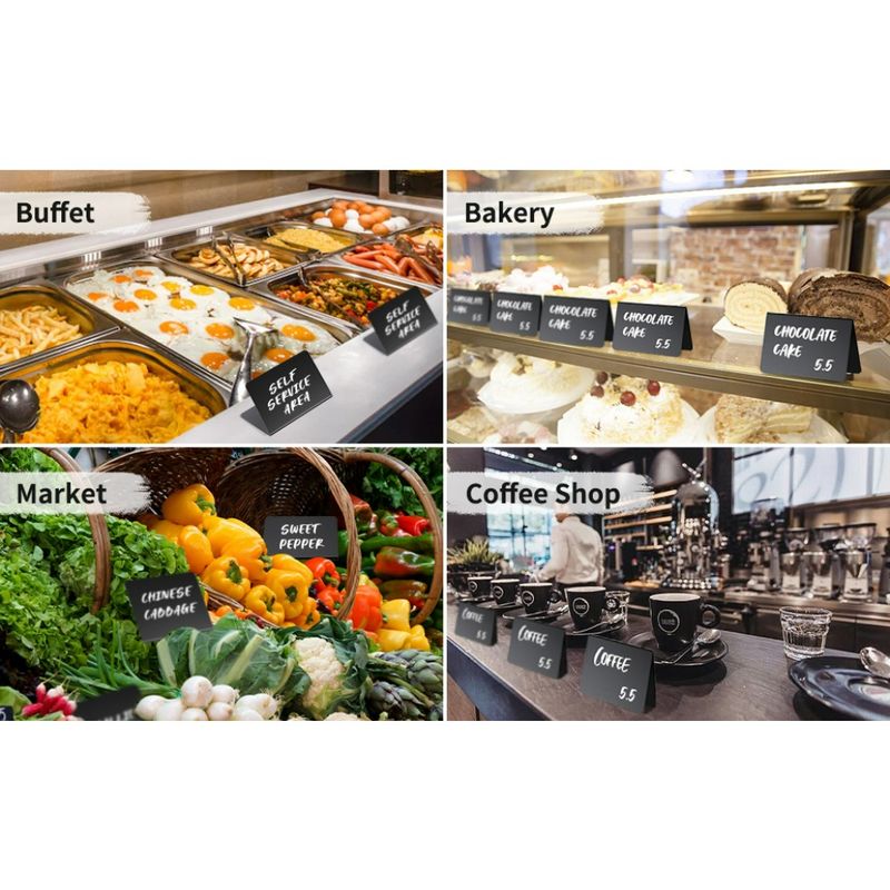 5er- oder 20er-Pack Mini-Kreidetafel-Schilder für Kreideschilder für Essen – Party – Buffet – Tischschild Kreidetafel – Hochzeit – Bäckerei – klein_voghion.com