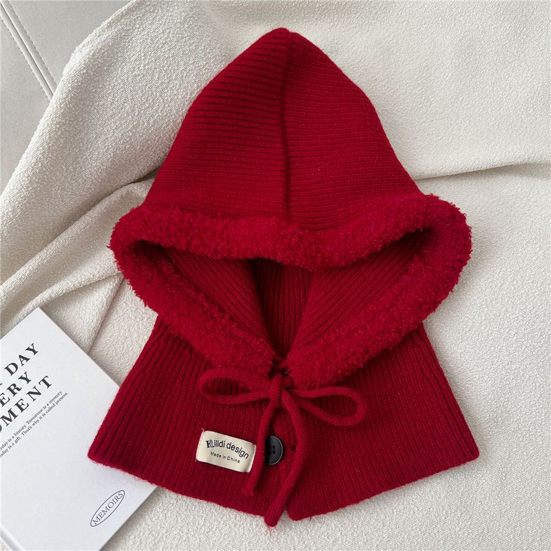 Passamontagna coreano per donna, sciarpa calda invernale, stile coppia, protezione per le orecchie, cappello lavorato a maglia_voghion.com
