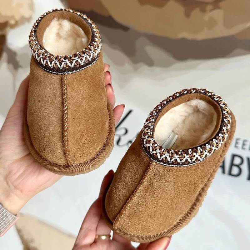 Scarpe per bambini Ragazzi Ragazze Ultra Mini Stivali invernali per bambini Piccoli Stivali da neve caldi alla caviglia morbidi e spessi in pelliccia per bambini Bassi_voghion.com