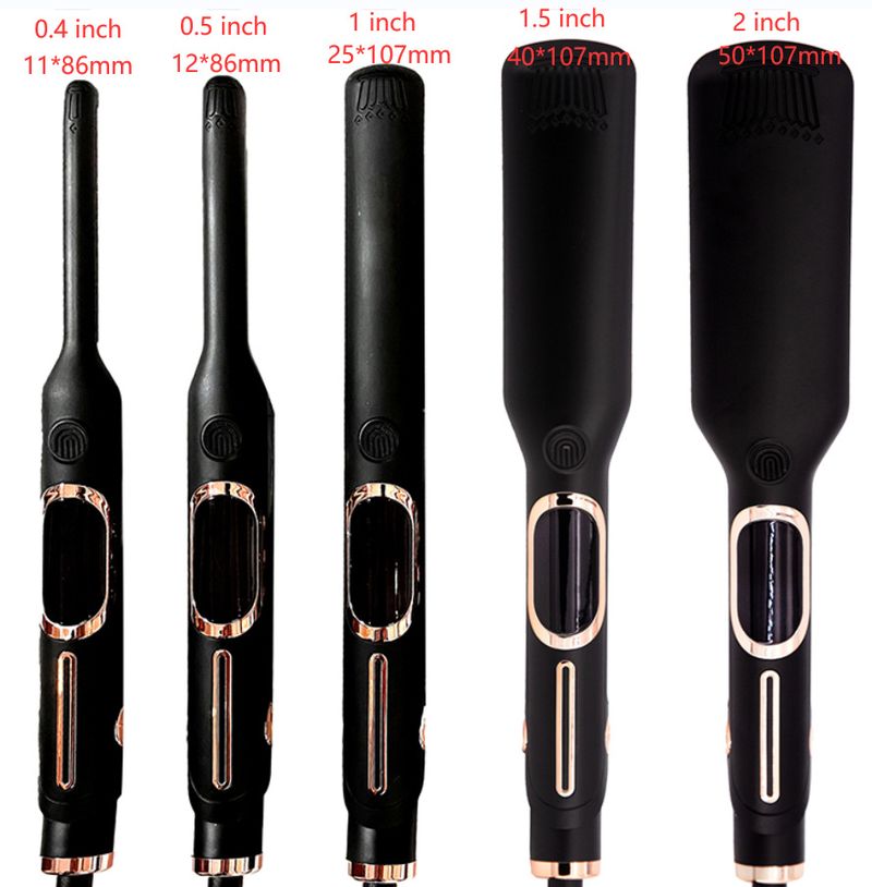 Piastra e styler per capelli professionale agli ioni - Piastre rivestite in ceramica, 15 impostazioni di calore, qualità da salone per capelli lisci e voluminosi_voghion.com