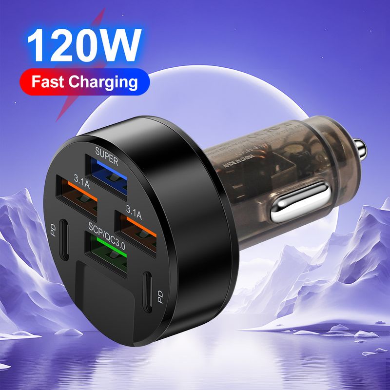 Multi Interface Digital Display, Ultra With Voltage, One To Ten Fast Charging, Car Charging_voghion.com