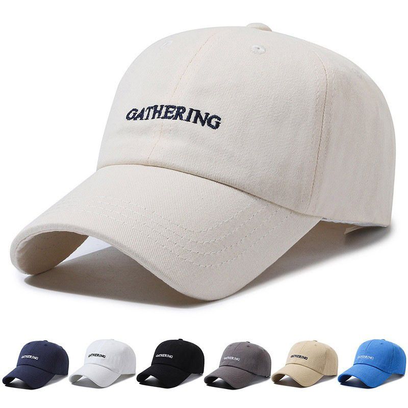 Gorra de béisbol negra de moda para hombre, con gran circunferencia de cabeza, adelgazante facial, estilo coreano informal y versátil para verano._voghion.com