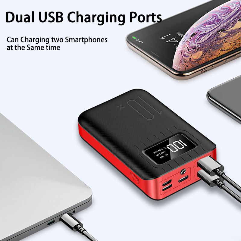 Music Festival Bank 10000/20000/30000 Mah Lanternă Power Banks cu afișaj LED_voghion.com
