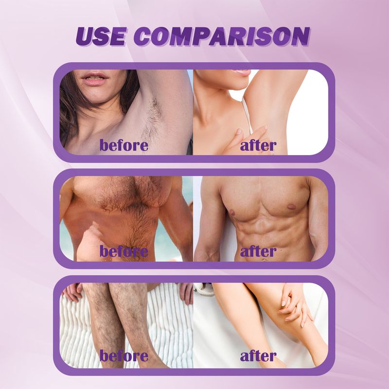 Crema depilatoare Jaysuing este delicată, netransparentă, netedă și curată pentru axile, mâini, picioare și păr._voghion.com